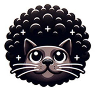 Логотип телеграм группы Afrocat