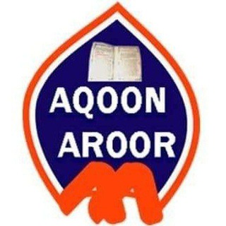 Logo of the Telegram channel AQOON AROOR