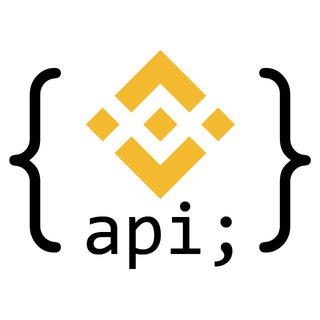 Логотип телеграм группы Binance API (English Only)