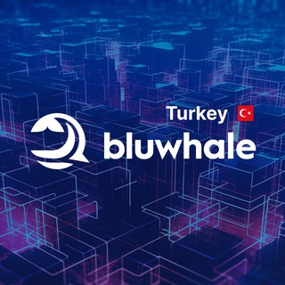 Логотип телеграм группы BluWhale Türkiye