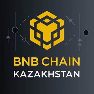 Логотип телеграм группы BNB Chain Kazakhstan