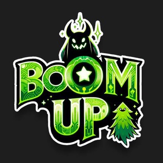 Логотип телеграм бота BOOM UP