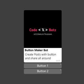 Логотип телеграм бота Button Maker