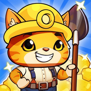 Логотип телеграм бота Cat Gold Miner