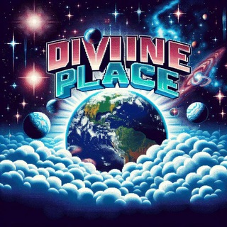 Логотип телеграм группы ☁️Divine♾Place🌎 Наш Чат 👥