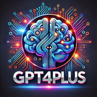 Логотип телеграм канала GPT4PLUS