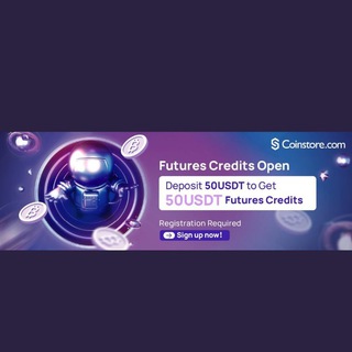 Логотип телеграм группы CoinstoreExc