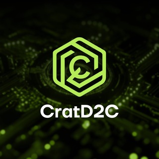 Логотип телеграм группы CratD2C SmartChain