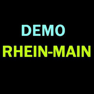 Логотип телеграм группы Demo Rhein-Main