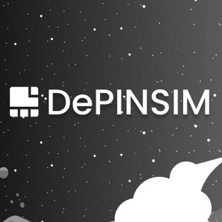 Logo of the Telegram bot DepinSim