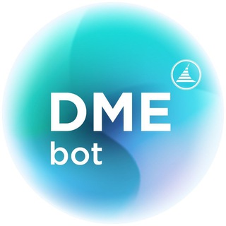 Логотип телеграм бота DME