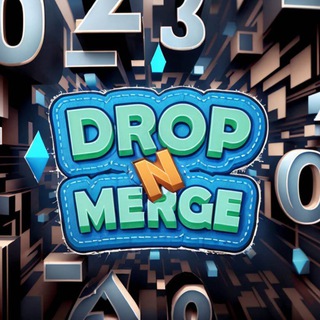 Логотип телеграм бота Drop N Merge Game