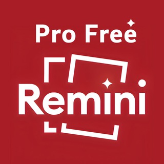 Логотип телеграм бота Remini Pro Free