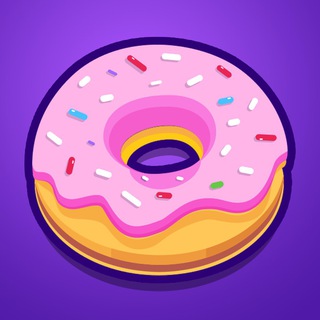 Логотип телеграм канала FlappyDonut