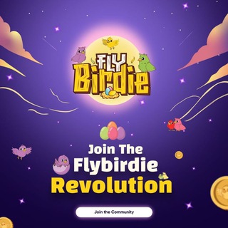 Логотип телеграм группы FlyBirdie Community