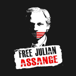 Логотип телеграм группы Freiheit für Julian Assange