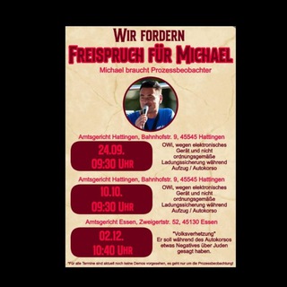 Logo of the Telegram channel Freispruch für Michael Schele