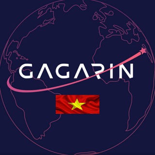 Логотип телеграм группы GAGARIN Launchpad Vietnam 🇻🇳