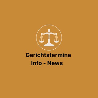 Логотип телеграм канала Gerichtstermine-Info-Kanal