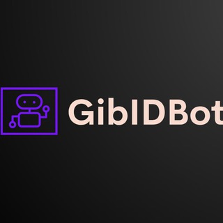 Logo of the Telegram bot GibIDBot