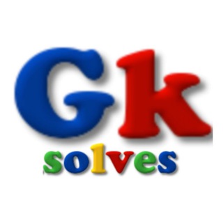 Logo of the Telegram group Gk solves