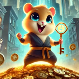 Логотип телеграм бота HAMSTER 🐹 KEYS 🔑 КЛЮЧИ