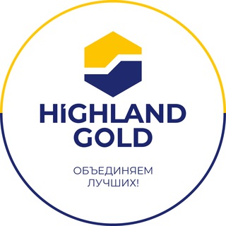 Логотип телеграм группы Карьера в Highland Gold