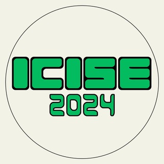 Логотип телеграм канала ICISE 2024