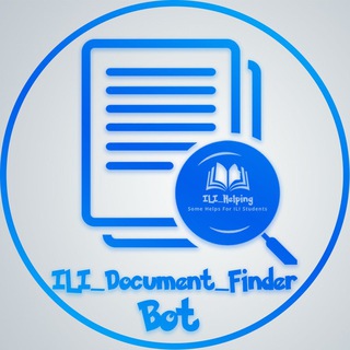 Logo of the Telegram bot 📚IlI document finder🤖