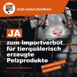 Логотип телеграм канала Ja zum Importverbot für tierquälerisch erzeugte Pelzprodukte / Stopfleber / eine Einschränkung von Feuerwerk