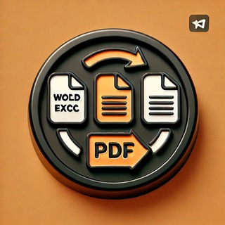 Logo of the Telegram bot Word/Excel/Powerpoint to PDF