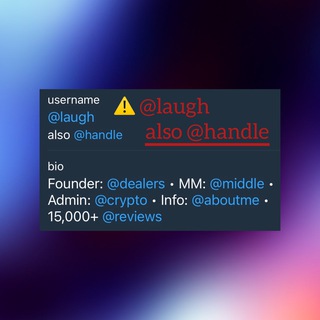 Photo of the private contact Laugh MM on Telegram