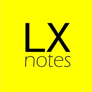 Логотип телеграм канала LX notes // Образование как продукт