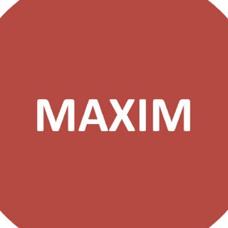 Логотип телеграм канала MAXIM