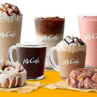 Логотип телеграм канала McCafe England