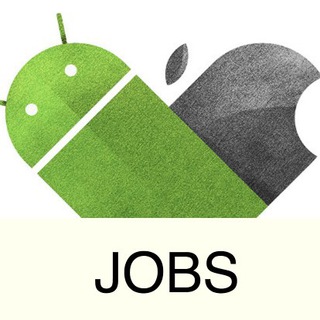 Логотип телеграм группы Mobile Dev Jobs — вакансии и аналитика