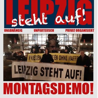 Логотип телеграм канала Montagsdemo LEIPZIG STEHT AUF