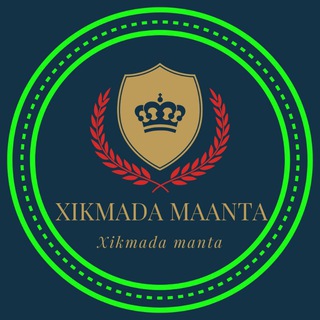 Logo of the Telegram channel 🌹🌹Xikmada maanta🌹🌹