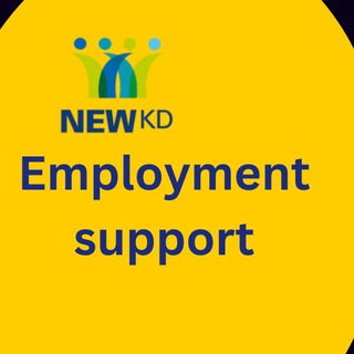 Logo of the Telegram channel Employment support by NEWKD