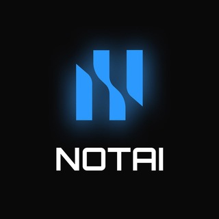 Логотип телеграм бота NOTAI