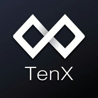 Логотип телеграм группы TenX