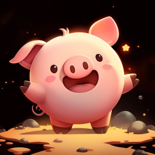 Логотип телеграм канала PiggyLand_ANN