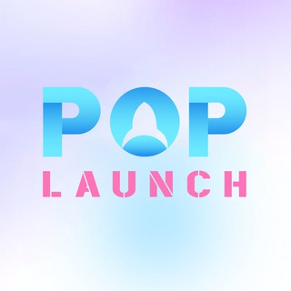 Логотип телеграм группы POP Launch Official