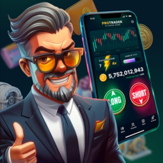 Логотип телеграм канала PROTRADER.bot - Tap, Boost, Win!