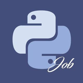 Логотип телеграм группы Python Django Jobs