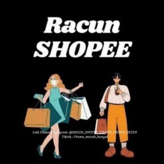 Логотип телеграм канала RACUN SHOPEE DISKON PROMO RECEH