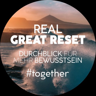 Логотип телеграм канала REAL Great Reset 🗞 🇩🇪🇦🇹🇨🇭🌍