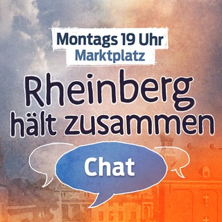 Логотип телеграм группы Rheinberg hält zusammen: Chat