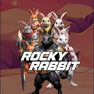 Логотип телеграм группы Rocky Rabbit Arabic 🇸🇦