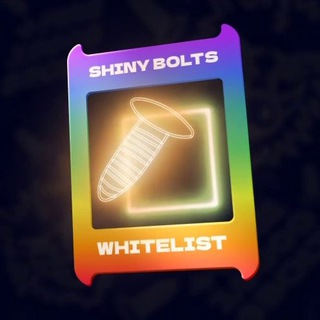 Логотип телеграм группы SHINY BOLTS чат